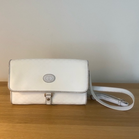 Gucci White Crossbody Bag
